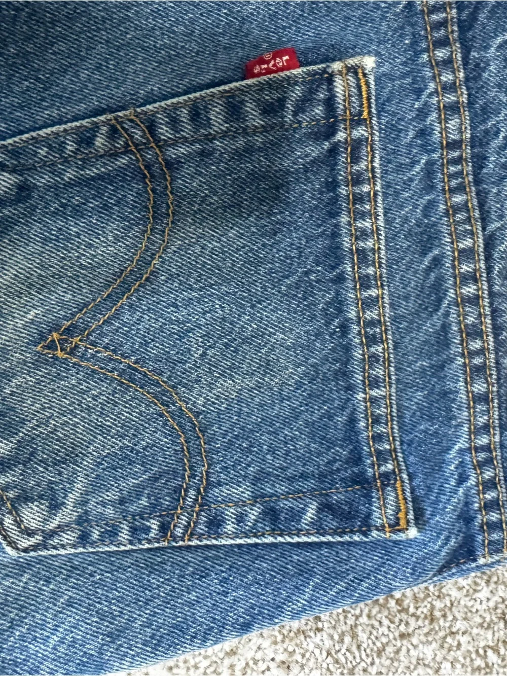 Levi's Men's Bootcut Jeans in Medium Blue Wash 34x34